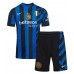 Maglia Calcio Inter Milan Lautaro Martinez #10 Prima Divisa Bambino 2024-25 Manica Corta (+ pantaloncini)